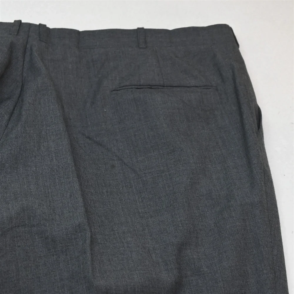 London Square 52R 44x29 Gray Wool Blend Mens Jacket Pants Suit